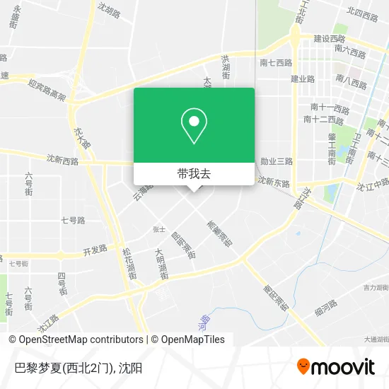 巴黎梦夏(西北2门)地图