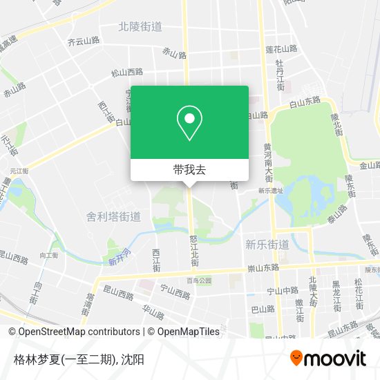 格林梦夏(一至二期)地图