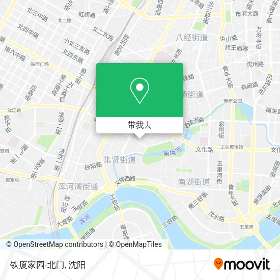铁厦家园-北门地图