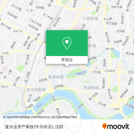 厦兴业房产家政(中兴街店)地图
