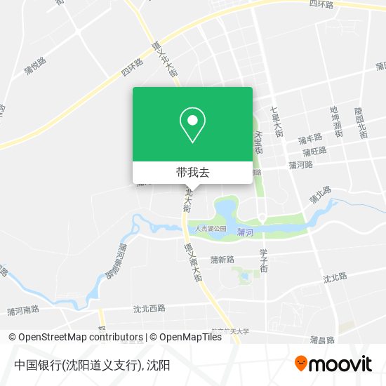 中国银行(沈阳道义支行)地图