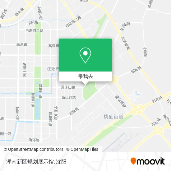 浑南新区规划展示馆地图