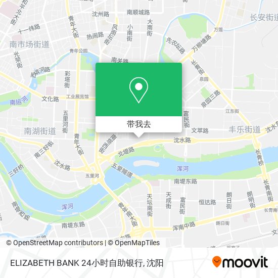 ELIZABETH BANK  24小时自助银行地图