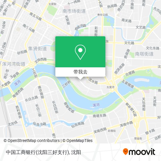 中国工商银行(沈阳三好支行)地图
