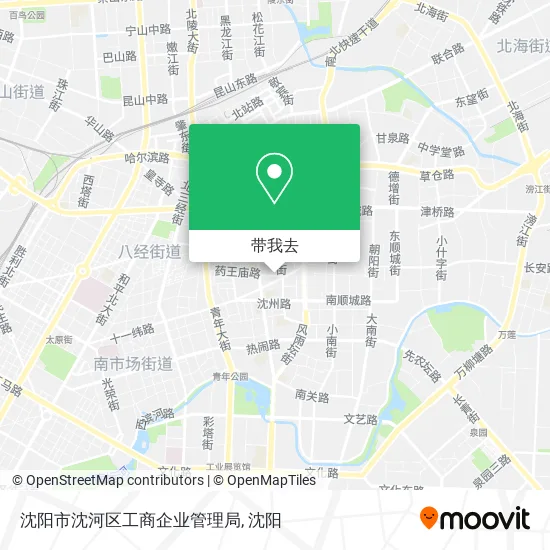 沈阳市沈河区工商企业管理局地图