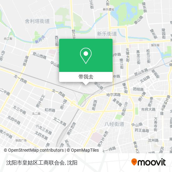沈阳市皇姑区工商联合会地图