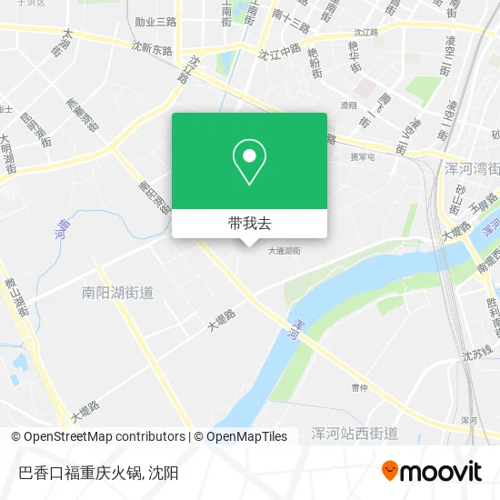 巴香口福重庆火锅地图