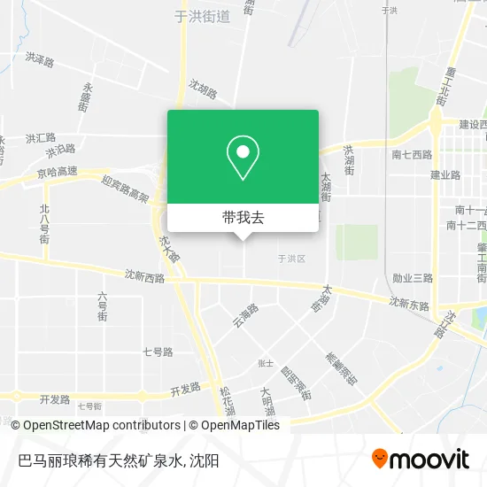 巴马丽琅稀有天然矿泉水地图