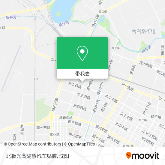 北极光高隔热汽车贴膜地图