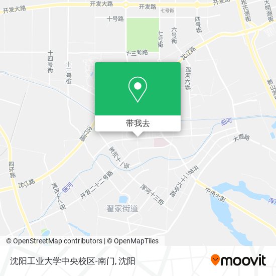 沈阳工业大学中央校区-南门地图
