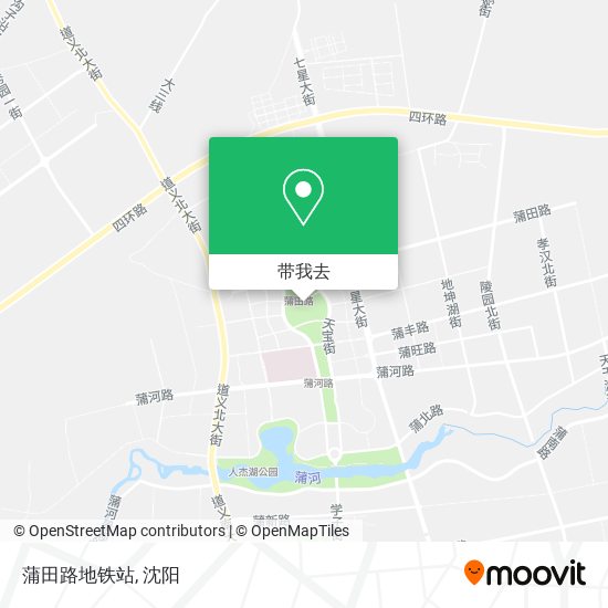蒲田路地铁站地图