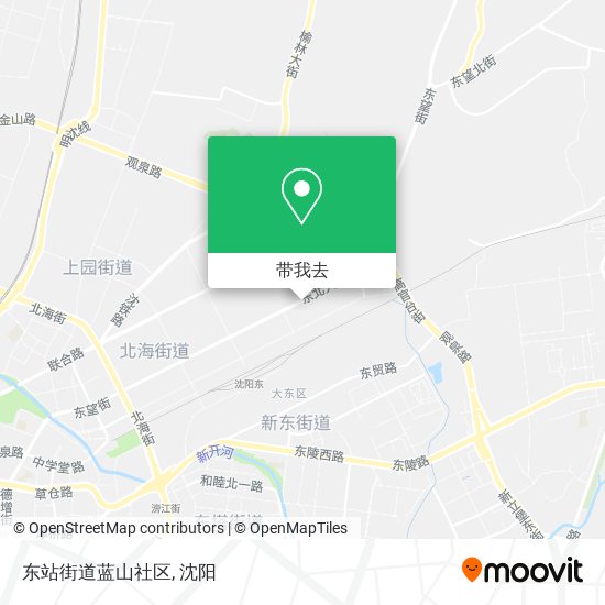 东站街道蓝山社区地图
