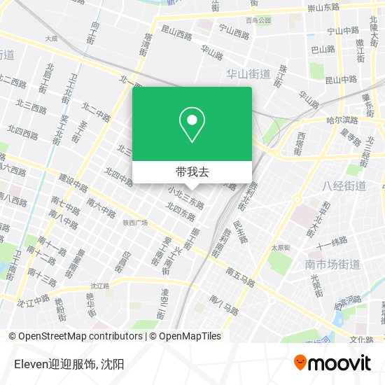 Eleven迎迎服饰地图