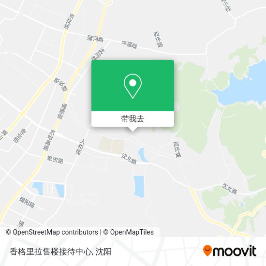 香格里拉售楼接待中心地图