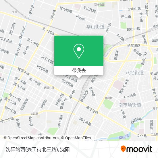 沈阳站西(兴工街北三路)地图