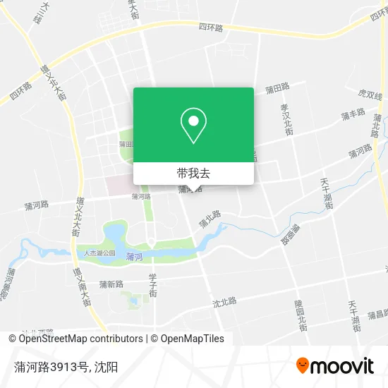 蒲河路3913号地图