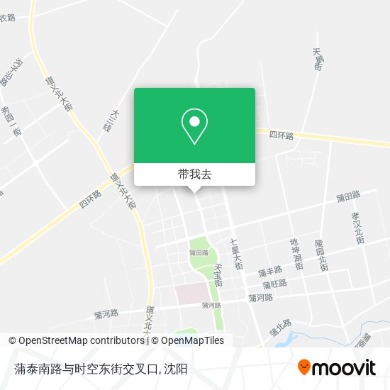 蒲泰南路与时空东街交叉口地图