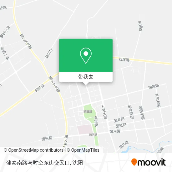 蒲泰南路与时空东街交叉口地图