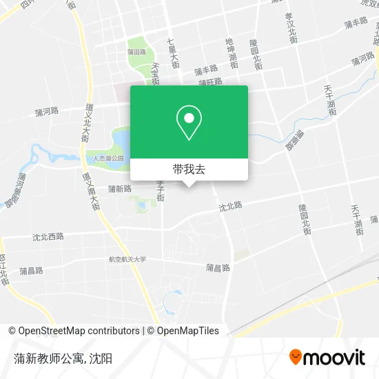 蒲新教师公寓地图