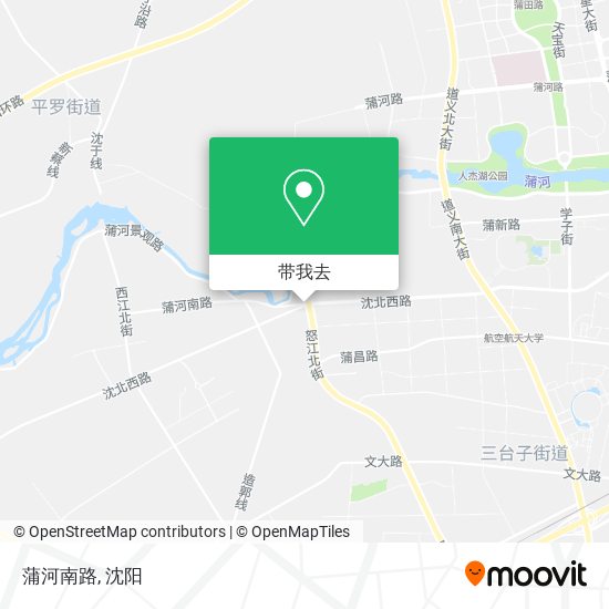 蒲河南路地图