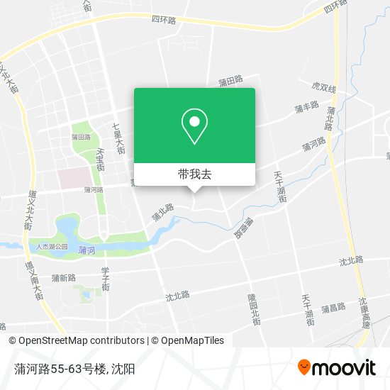 蒲河路55-63号楼地图