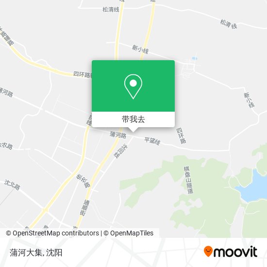 蒲河大集地图