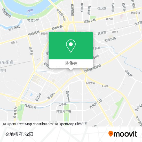 金地檀府地图
