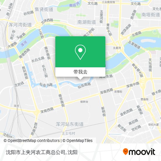 沈阳市上夹河农工商总公司地图