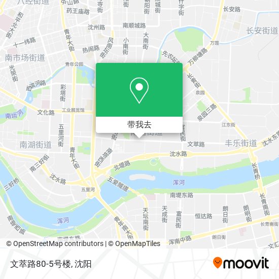 文萃路80-5号楼地图