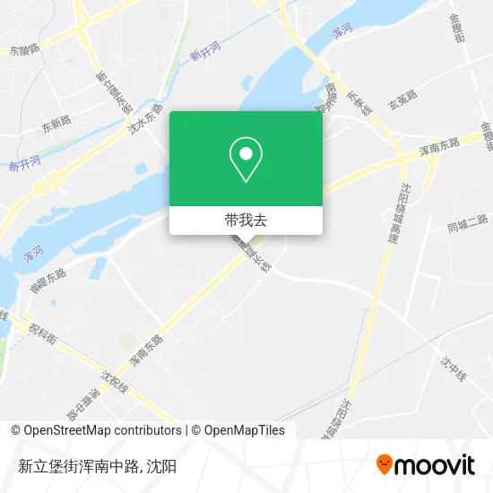 新立堡街浑南中路地图