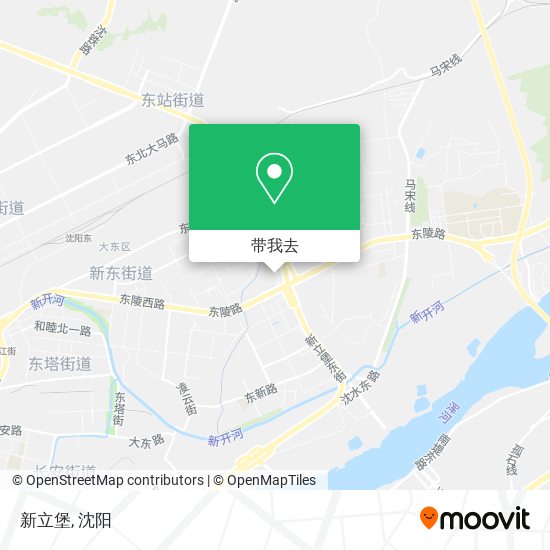 新立堡地图