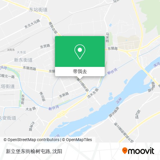 新立堡东街榆树屯路地图