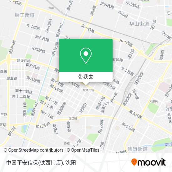 中国平安信保(铁西门店)地图