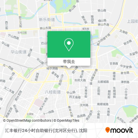 汇丰银行24小时自助银行(沈河区分行)地图