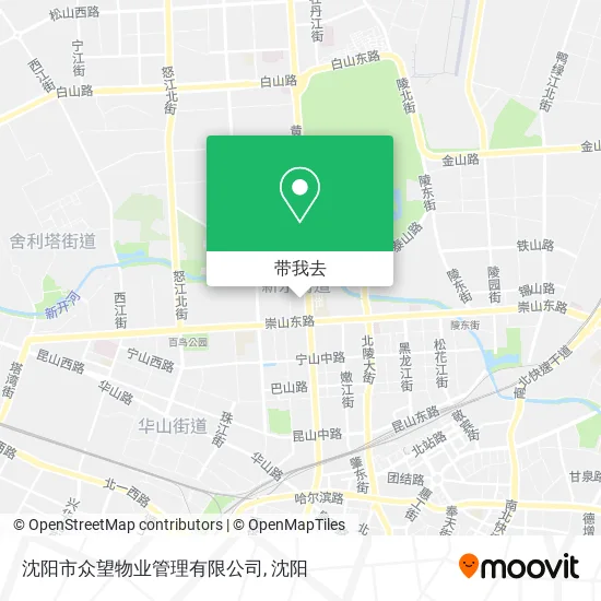 沈阳市众望物业管理有限公司地图