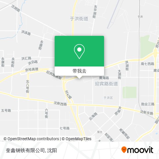奎鑫钢铁有限公司地图