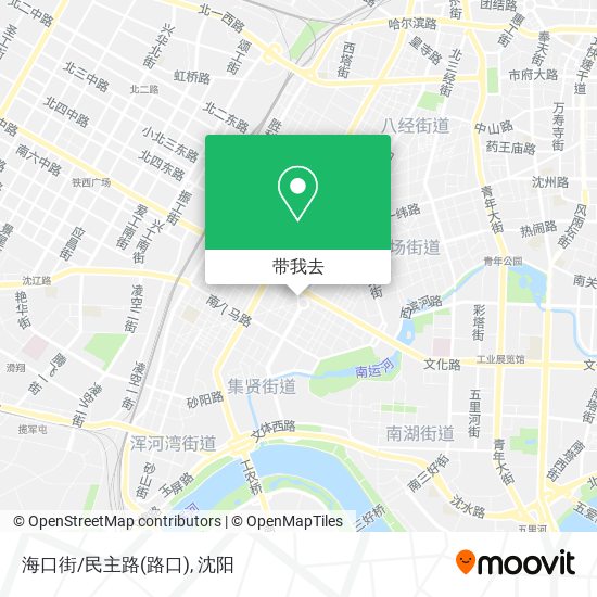 海口街/民主路(路口)地图