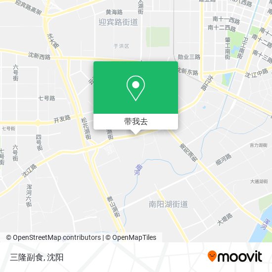 三隆副食地图