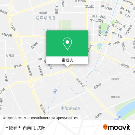 三隆春天-西南门地图