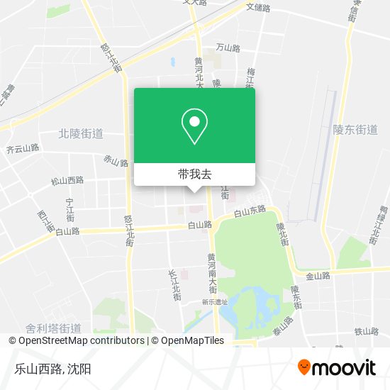 乐山西路地图