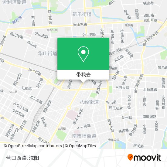 营口西路地图