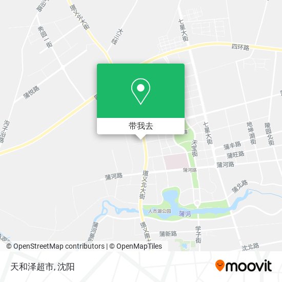 天和泽超市地图