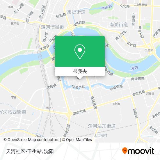 天河社区-卫生站地图