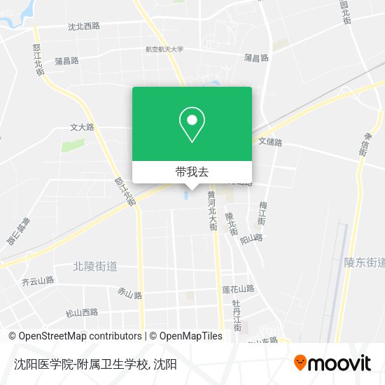 沈阳医学院-附属卫生学校地图