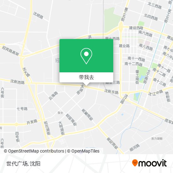 世代广场地图