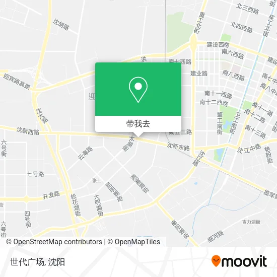 世代广场地图