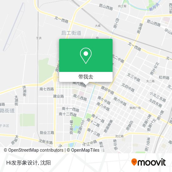 Hi发形象设计地图