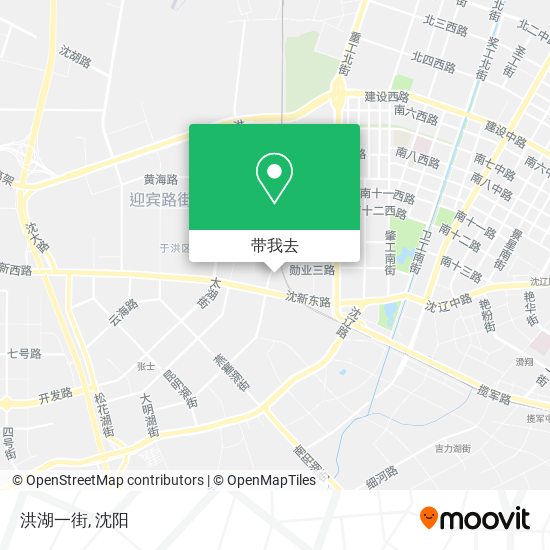 洪湖一街地图