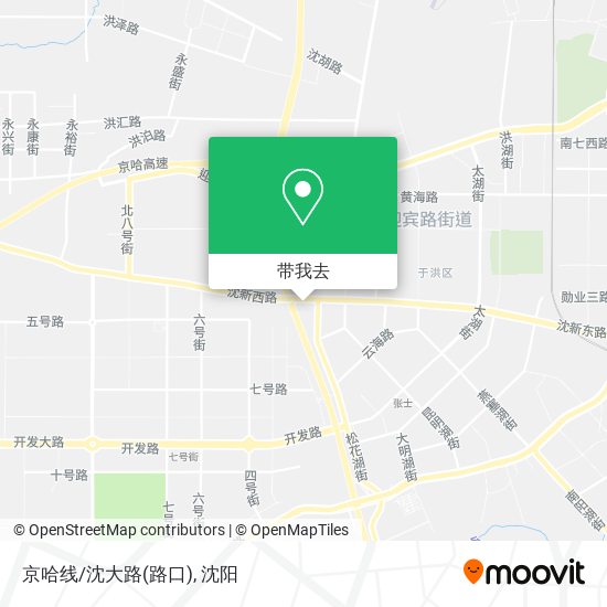 京哈线/沈大路(路口)地图