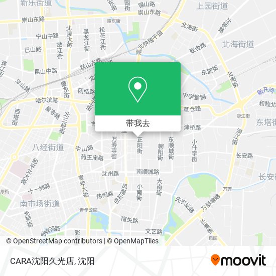CARA沈阳久光店地图